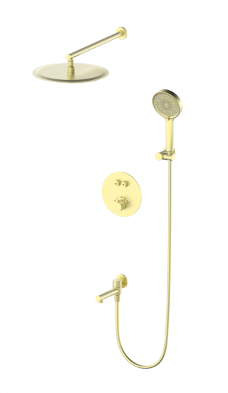 Душевая система Wonzon & Woghand Stick WW-88929010-BG с термостатом