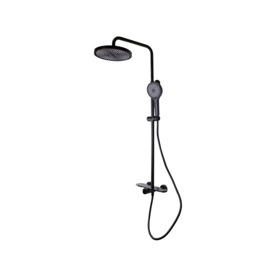 Душевая стойка Bronze de Luxe Icon 80112CB, черный