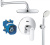 Душевой комплект Grohe Eurosmart Cosmopolitan 25183001 с внутренней частью