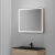 Зеркало-шкаф Sancos Mirror 90 дуб галифакс натуральный, с LED подсветкой