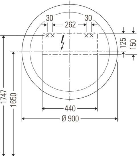 Зеркало Duravit Happy D.2 Plus HP7481S0000