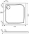 Поддон для душа Good Door Квадро 80x80