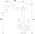 Смеситель для кухни Zorg Sanitary ZR 344 YF Steel