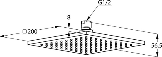 Верхний душ Kludi A-QA 6442005-00