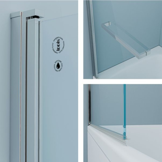 Шторка на ванну Iddis Ray RAY6CS9i90 90х140, профиль хром