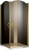 Душевой уголок Sturm Eleganz 100 gold тонированное Душевой уголок Sturm Eleganz 100 gold тонированное