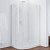 Душевой уголок Vegas Glass AFS-F 120*90 01 01 R профиль белый, стекло прозрачное