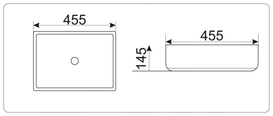 Накладная раковина CeramaLux 9439