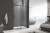 Душевая дверь в нишу Good Door Galaxy WTW-120-C-B профиль черный