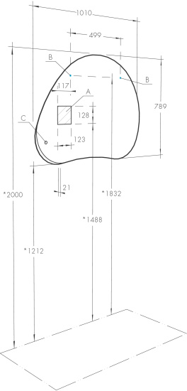 Зеркало Aquaton Венто 1A260902VO010 с подсветкой