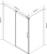Душевой уголок Vincea Como VSR-1C9013CL 130х90 см, профиль хром