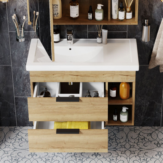 Мебель для ванной Onika Легран 80.13 R, дуб галифакс