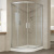 Душевой уголок Vegas Glass ZS-F 120*80 07 01 профиль матовый хром, стекло прозрачное