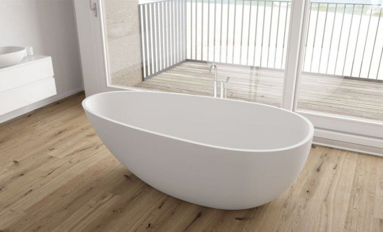 Ванна из искусственного камня Aquanet Miracle TC-S06B 170x85 см. глянцевая