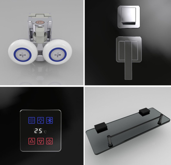 Душевая кабина Black&White Galaxy G8800