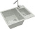 Мойка кухонная Marrbaxx Жаклин Z190Q010 светло-серый