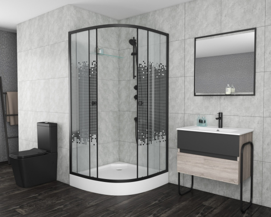 Душевой уголок Niagara Eco NG-007-14BLACK