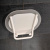Сиденье для душа Ravak Ovo Chrom clear/white Сиденье для душа Ravak Ovo Chrom clear/white
