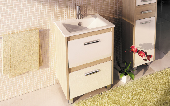 Мебель для ванной Comforty Тулуза 60 сосна лоредо