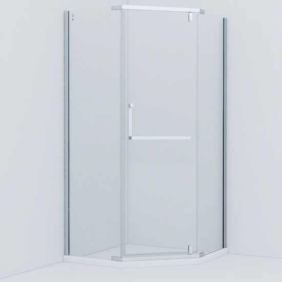 Душевой уголок Iddis Steel STE8SS0i23 100х100 см, сатин