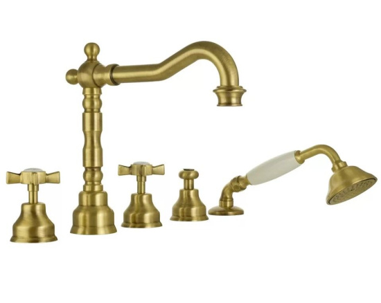 Смеситель на борт ванны Migliore Princeton ML.PRN-880 Br