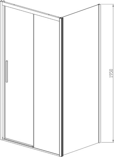 Душевой уголок Vincea Soft VSR-3SO9013CL 130х90 см, профиль хром