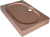 Поддон для душа GuteWetter Deluxe 120x80x16 Q терракот