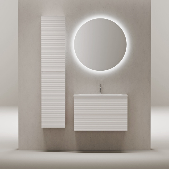 Тумба с раковиной Sancos Folk 80 Bianco