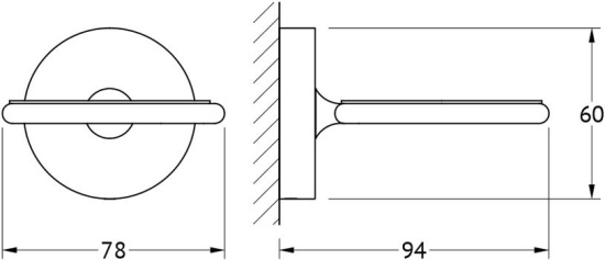 Стакан Ellux Elegance ELE 006-C02