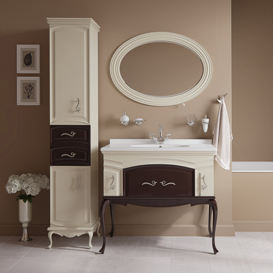 Пенал Misty Флоренция бежево-коричневый L