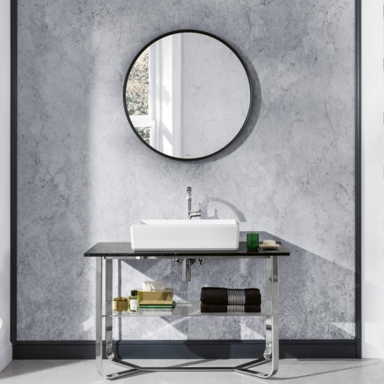 Зеркало Villeroy & Boch Antheus B30500PW 85 black ash, круглое