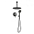 Душевая система Filarete Roun FL1029BG, графит
