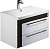 Тумба под раковину Iddis Color Plus 70 белая, темное дерево