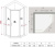 Душевой уголок Black&White Stellar Wind S305 900х900