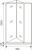 Душевая дверь в нишу Good Door Infinity SD-90-G-CH Душевая дверь в нишу Good Door Infinity SD-90-G-CH