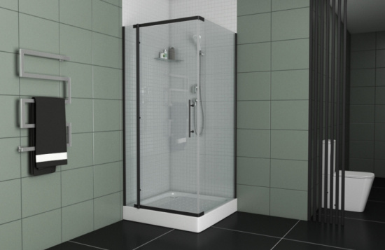 Душевой уголок Bravat Blackline BS090.3113A 90х90х195