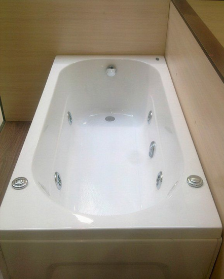 Акриловая ванна Appollo A-1502Q с гидромассажем 150 см
