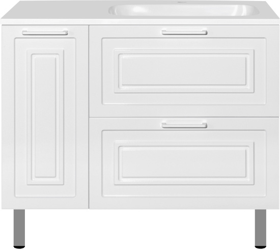 Мебель для ванной Style Line Альба 90 R с бельевой корзиной