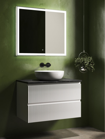 Тумба с раковиной Sancos Snob R 80 Bianco SNR80W, подвесная