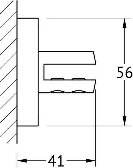 Полка Ellux Avantgarde AVA 032-C01 20 см