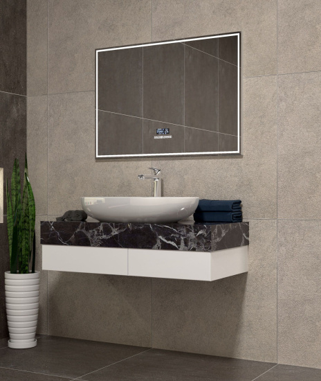 Зеркало Vigo Marta Media Grey 80