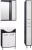 Тумба с раковиной Style Line Эко Стиль W №9 60 белая, венге Тумба с раковиной Style Line Эко Стиль W №9 60 белая, венге