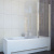 Шторка на ванну Koller Pool Waterfall Line QP95 R Chrome Clear + набор в подарок