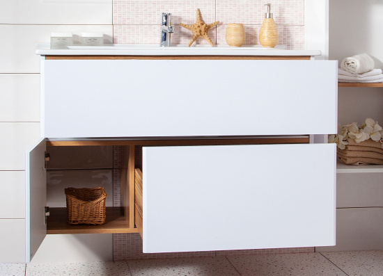 Мебель для ванной Бриклаер Мальта 105 белая