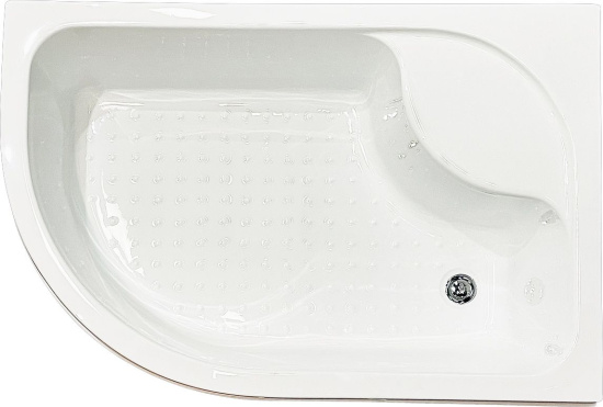 Душевой уголок Royal Bath BK RB8120BK-C-BL-R 120x80 с поддоном