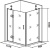 Душевой уголок Good Door Saturn WTW+SP левый 110х90х185 см Душевой уголок Good Door Saturn WTW+SP левый 110х90х185 см