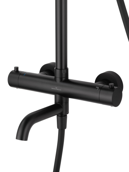 Душевая стойка Wonzon & Woghand Stick WW-88739903-MB с термостатом