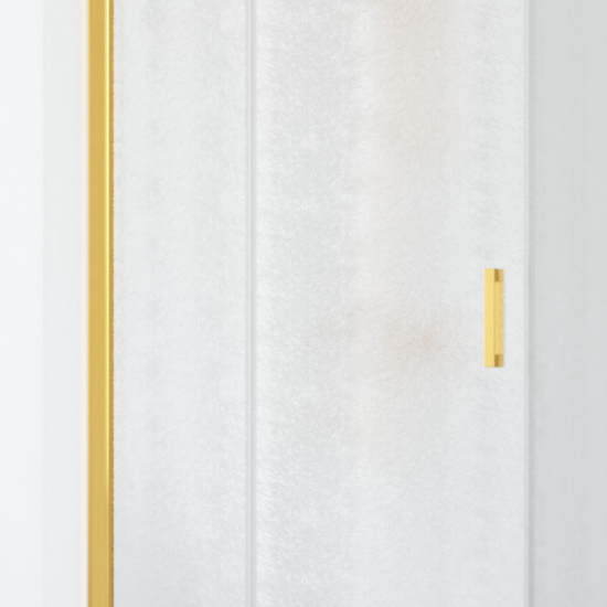 Душевой уголок Vegas Glass AFP-Fis NOVO 120*110 03 02 L профиль золото матовое, стекло шиншилла