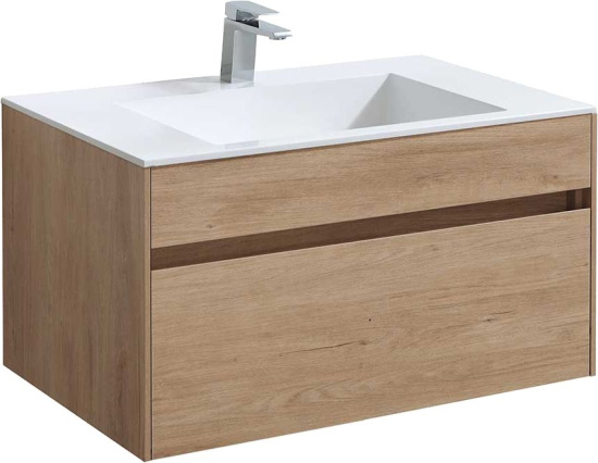 Мебель для ванной Vincea Chiara 80 натуральный дуб