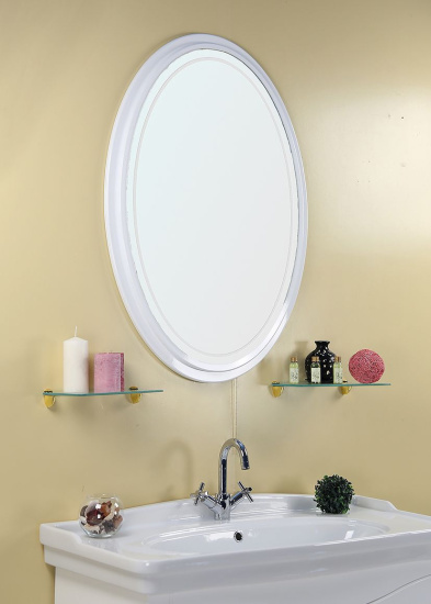 Зеркало Onika Адель 70.01 с полками и подсветкой